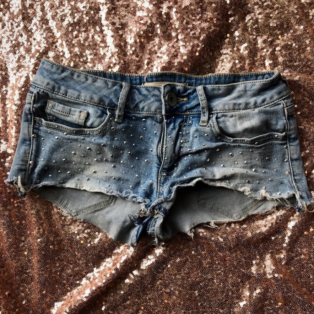 BULLHEAD SHORTY SHORTS JEWELED 0